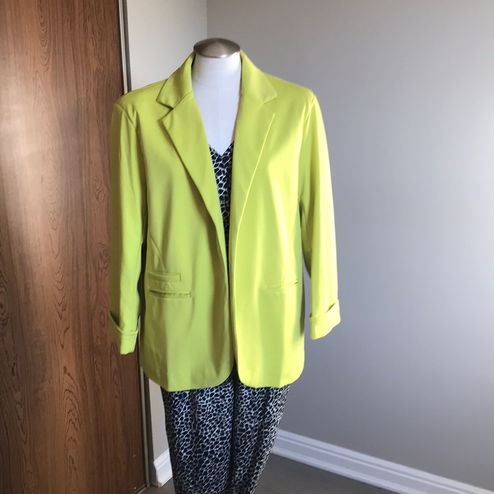 Green yellow jacket
